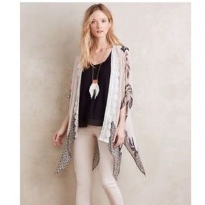 Anthropologie Elizabeth Gillet Kimono Wrap